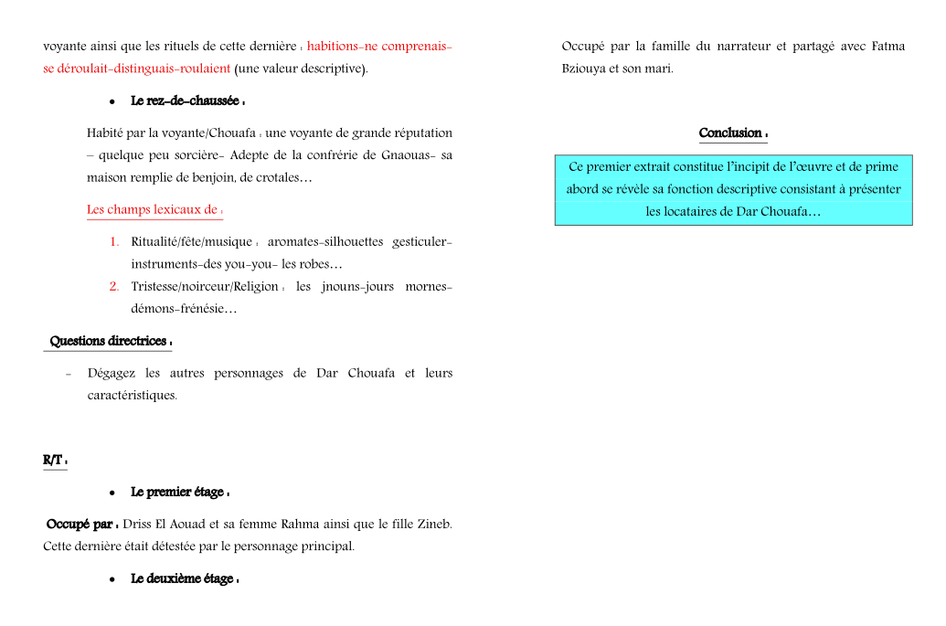 Fiches pédagogiques